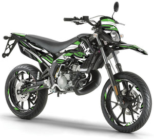 Dekor kit Derbi Senda xtreme 50cc 2011-2017 Armee SX | Motorradaufkleber | Personalisierung 50cc | armysctv