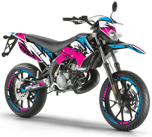 Kit pegatinas Derbi Senda xtreme 50cc 2011-2017 Victoria del Ejército | pegatinas para moto | personalización 50cc | armysctv