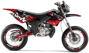 Dekor kit Derbi Senda xtreme 50cc 2006-2010 Armee Augen | Motorradaufkleber | Personalisierung 50cc | armysctv