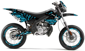 Dekor kit Derbi Senda xtreme 50cc 2006-2010 Army Feather | Motorradaufkleber | Personalisierung 50cc | armysctv