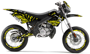 Dekor kit Derbi Senda xtreme 50cc 2006-2010 Army Feather | Motorradaufkleber | Personalisierung 50cc | armysctv