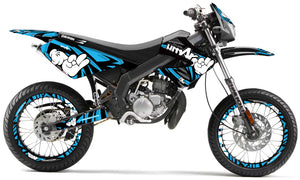 Dekor kit Derbi Senda xtreme 50cc 2006-2010 Army Finger | Motorradaufkleber | Personalisierung 50cc | armysctv