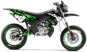 Dekor kit Derbi Senda xtreme 50cc 2006-2010 Army Finger | Motorradaufkleber | Personalisierung 50cc | armysctv