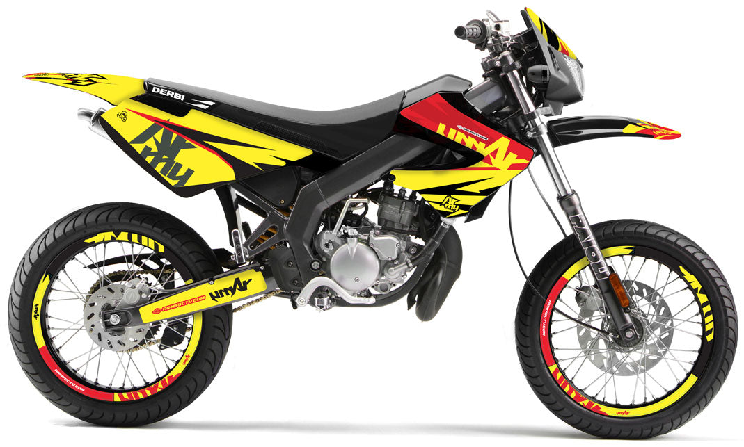 Kit pegatinas Derbi Senda xtreme 50cc 2006-2010 Legado del Ejército | pegatinas para moto | personalización 50cc | armysctv