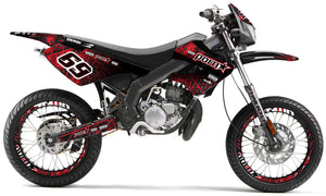 Dekor kit Derbi Senda xtreme 50cc 2006-2010 Pstar | Motorradaufkleber | Personalisierung 50cc | armysctv