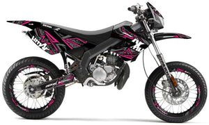 Dekor kit Derbi Senda xtreme 50cc 2006-2010 Army Redrum | Motorradaufkleber | Personalisierung 50cc | armysctv
