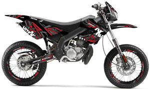 Dekor kit Derbi Senda xtreme 50cc 2006-2010 Army Redrum | Motorradaufkleber | Personalisierung 50cc | armysctv
