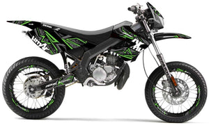 Dekor kit Derbi Senda xtreme 50cc 2006-2010 Army Redrum | Motorradaufkleber | Personalisierung 50cc | armysctv