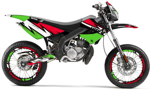 Dekor kit Derbi Senda xtreme 50cc 2006-2010 Armee Sieg | Motorradaufkleber | Personalisierung 50cc | armysctv
