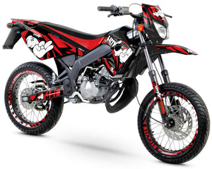 Dekor kit 50cc Derbi Senda X-race/X-treme 2003-2009 Army Finger | Motorradaufkleber | Personalisierung 50cc | armysctv