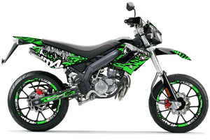 Dekor kit Derbi DRD Racing 50cc Army Eyes | Motorradaufkleber | Personalisierung 50cc | armysctv