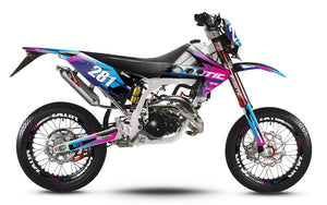 Kit pegatinas 50cc Fantic Caballero 2013-2016 Explosión Militar | pegatinas para moto | personalización 50cc | armysctv