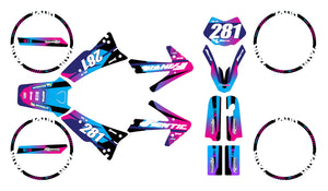 Kit pegatinas 50cc Fantic Caballero 2013-2016 Explosión Militar | pegatinas para moto | personalización 50cc | armysctv