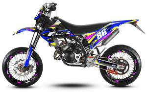 50cc Graphics kit Fantic Caballero 2013-2016 Tacker | motorcycle stickers | 50cc customization | armysctv