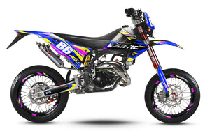 50cc Graphics kit Fantic Caballero 2013-2016 Tacker | motorcycle stickers | 50cc customization | armysctv