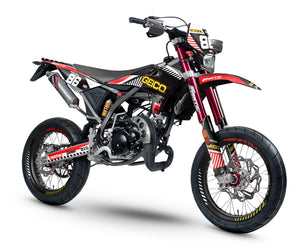 Dekor kit Fantic 50cc 2017-2022 Geico | Motorradaufkleber | Personalisierung 50cc | armysctv