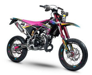 Dekor kit Fantic 50cc2017-2022 Army Haze | Motorradaufkleber | Personalisierung 50cc | armysctv