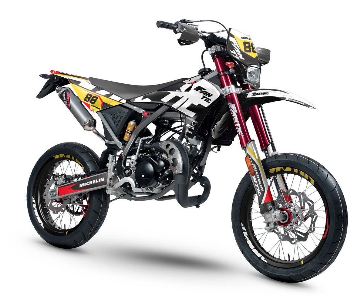 Dekor kit Fantic 50cc 2017-2022 Army Kainam | Motorradaufkleber | Personalisierung 50cc | armysctv