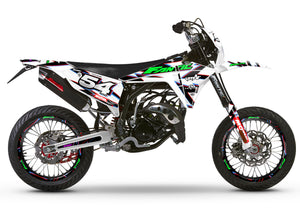 Kit pegatinas Fantic 50cc 2023-2025 Kromatik | pegatinas para moto | personalización 50cc | armysctv