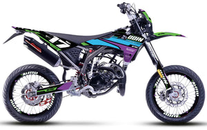 Dekor kit Fantic 50cc 2017-2022 Odin | Motorradaufkleber | Personalisierung 50cc | armysctv