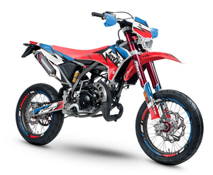 Kit pegatinas Fantic 50cc 2017-2022 Army Victory | pegatinas para moto | personalización 50cc | armysctv