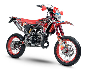 Dekor kit Fantic 50cc 2017-2022 Army Arigato | Motorradaufkleber | Personalisierung 50cc | armysctv