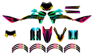 Kit pegatinas Fantic 50cc 2017-2022 Eclipse | pegatinas para moto | personalización 50cc | armysctv