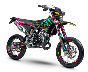 Kit pegatinas Fantic 50cc 2017-2022 Eclipse | pegatinas para moto | personalización 50cc | armysctv