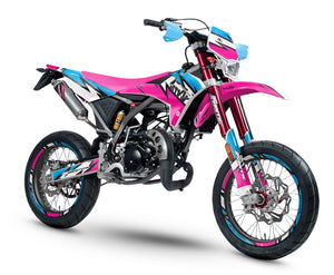 Kit pegatinas Fantic 50cc 2017-2022 Army Victory | pegatinas para moto | personalización 50cc | armysctv