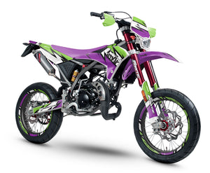 Kit pegatinas Fantic 50cc 2017-2022 Army Victory | pegatinas para moto | personalización 50cc | armysctv