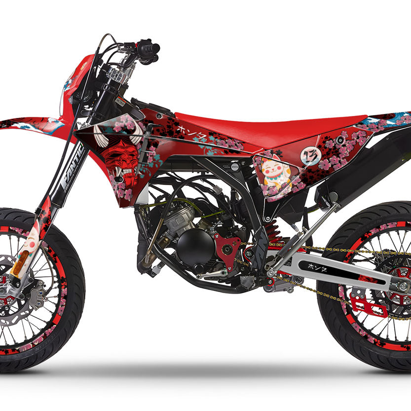 Kit déco Fantic 50cc 2023-2025 Arigato | autocollants moto | personnalisation 50cc | armysctv