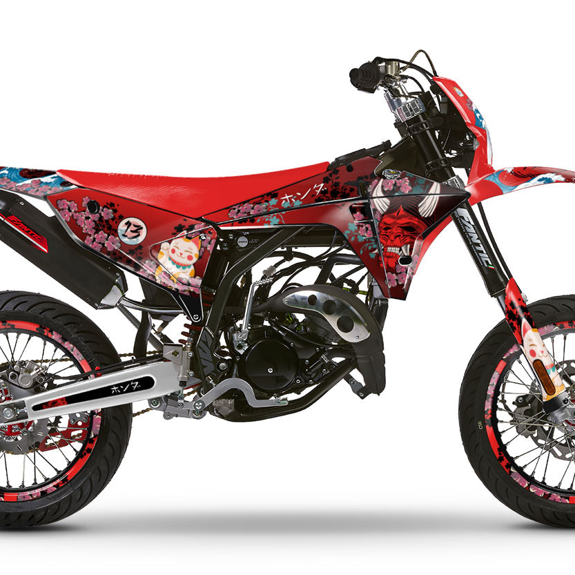 Kit déco Fantic 50cc 2023-2025 Arigato | autocollants moto | personnalisation 50cc | armysctv