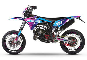 Dekor kit Fantic 50cc 2023-2025 Blast | Motorradaufkleber | Personalisierung 50cc | armysctv