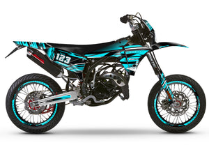 Dekor kit Fantic 50cc 2023-2025 Traum | Motorradaufkleber | Personalisierung 50cc | armysctv