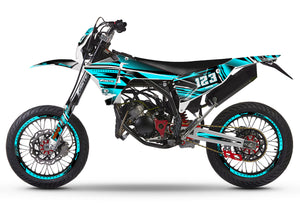 Dekor kit Fantic 50cc 2023-2025 Traum | Motorradaufkleber | Personalisierung 50cc | armysctv