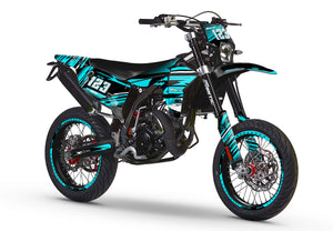 Dekor kit Fantic 50cc 2023-2025 Traum | Motorradaufkleber | Personalisierung 50cc | armysctv
