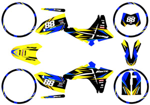 Dekor kit Fantic 50cc 2023-2025 Finder | Motorradaufkleber | Personalisierung 50cc | armysctv