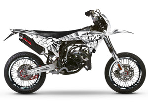 Dekor kit Fantic 50cc 2023-2025 Army Finger | Motorradaufkleber | Personalisierung 50cc | armysctv