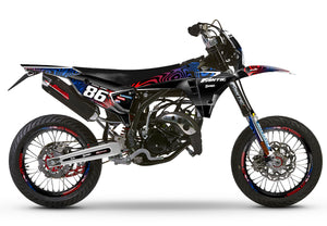 Dekor kit Fantic 50cc 2023-2025 Fluid | Motorradaufkleber | Personalisierung 50cc | armysctv