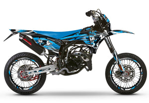 Dekor kit Fantic 50cc 2023-2025 Armee Freiheit | Motorradaufkleber | Personalisierung 50cc | armysctv