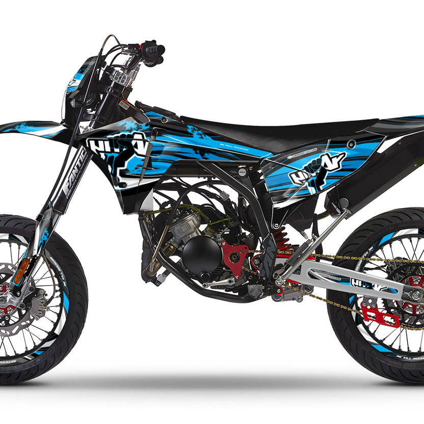 Kit déco Fantic 50cc 2023-2025 Army Freedom | autocollants moto | personnalisation 50cc | armysctv