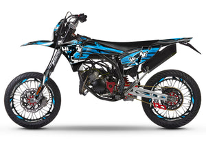 Dekor kit Fantic 50cc 2023-2025 Armee Freiheit | Motorradaufkleber | Personalisierung 50cc | armysctv