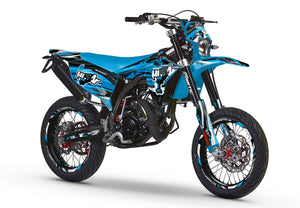 Dekor kit Fantic 50cc 2023-2025 Armee Freiheit | Motorradaufkleber | Personalisierung 50cc | armysctv