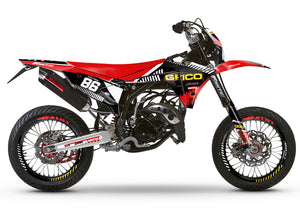 Kit pegatinas Fantic 50cc 2023-2025 Geico | pegatinas para moto | personalización 50cc | armysctv