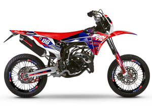 Kit pegatinas Fantic 50cc 2023-2025 Degradado | pegatinas para moto | personalización 50cc | armysctv
