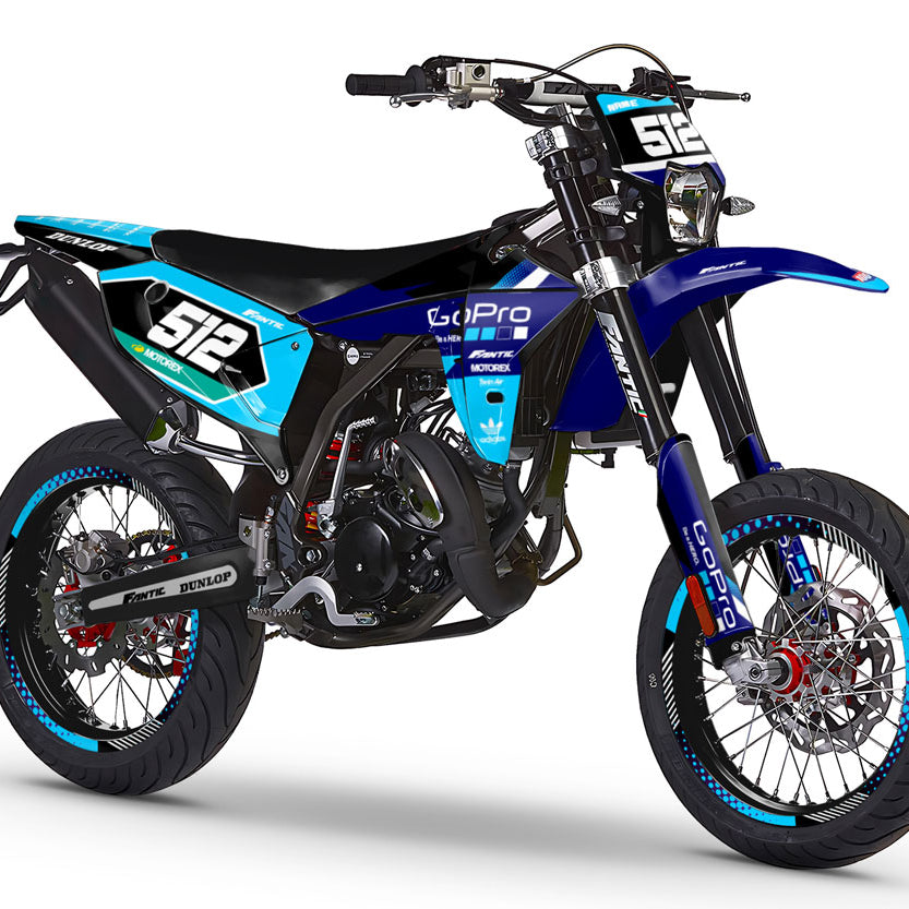 Kit déco Fantic 50cc 2023-2025 Hero | autocollants moto | personnalisation 50cc | armysctv
