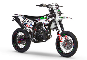 Kit pegatinas Fantic 50cc 2023-2025 Kromatik | pegatinas para moto | personalización 50cc | armysctv