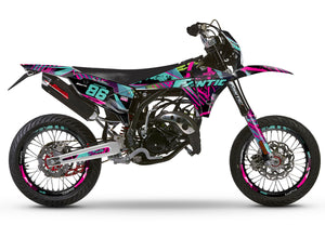 Kit pegatinas Fantic 50cc 2023-2025 Pinkster | pegatinas para moto | personalización 50cc | armysctv
