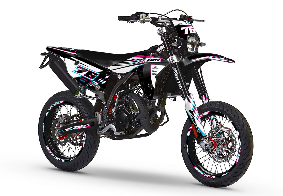 Dekor kit Fantic 50cc 2023-2025 Punch | Motorradaufkleber | 50cc Personalisierung | armysctv