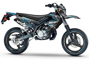 Dekor kit 50cc Malaguti XSM 2002-2011 Redrum | Motorradaufkleber | Personalisierung 50cc | armysctv